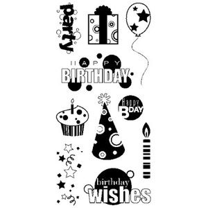 Inkadinkado Birthday Stamp Set